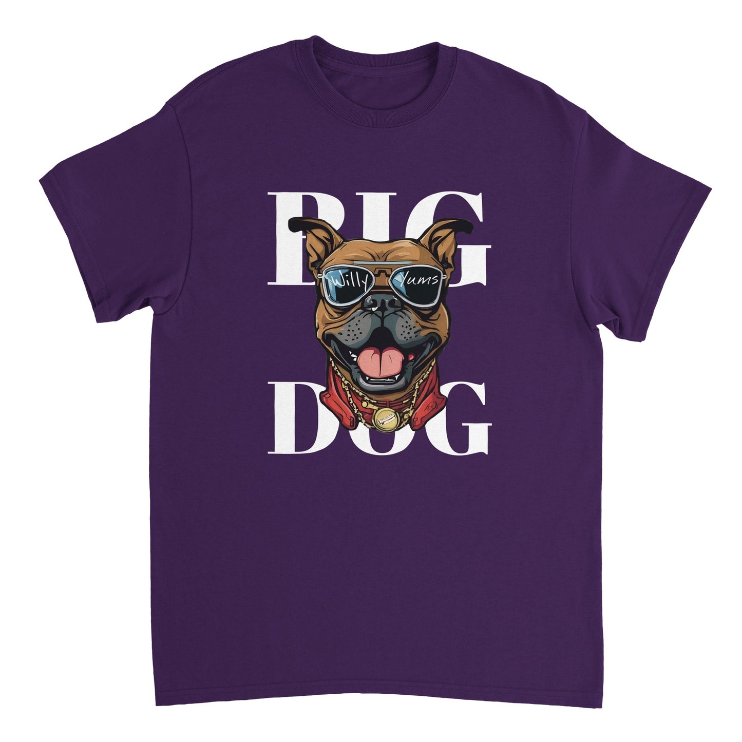 Heavyweight Unisex Crewneck T-shirt "Big Dog"