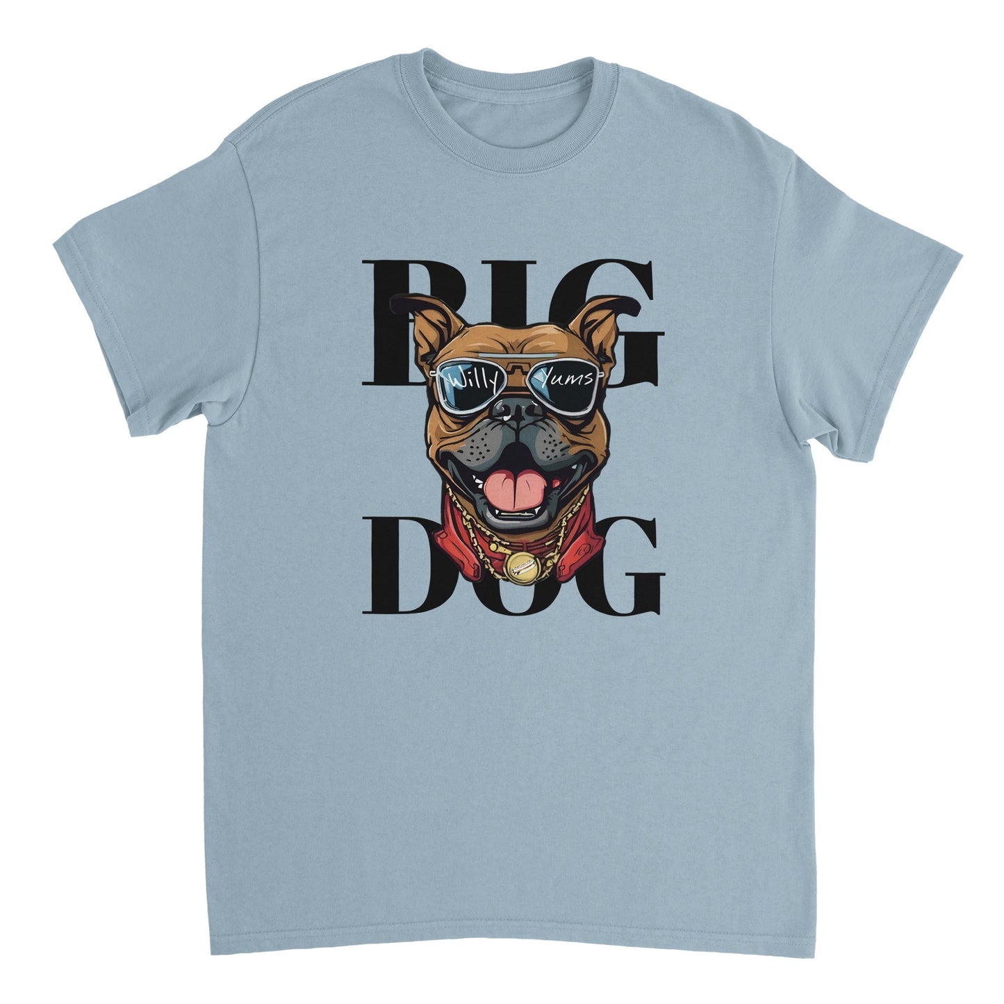 Heavyweight Unisex Crewneck T-shirt "Big Dog"